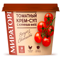 Томатный крем-суп с куриным филе 260 г