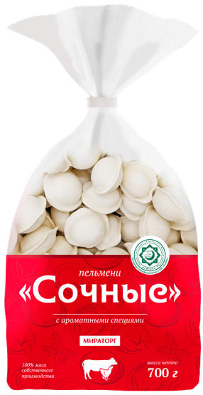 Пельмени  сочные