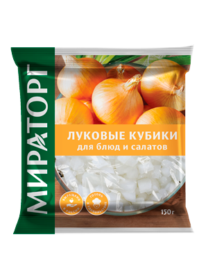 Луковые кубики для блюд и салатов