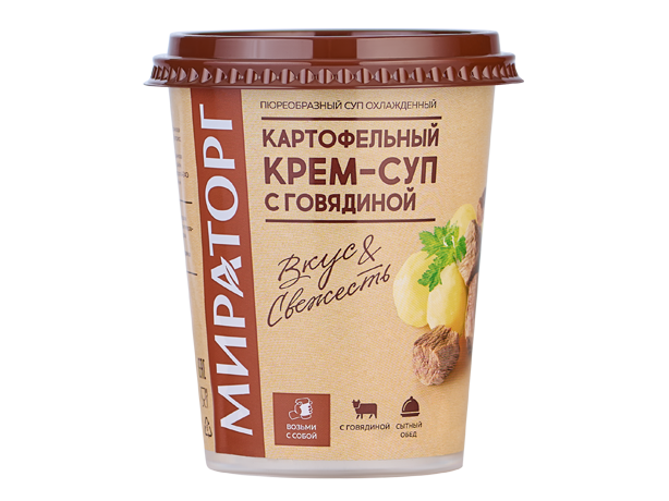 Картофельный  крем-суп  с говядиной 360 г