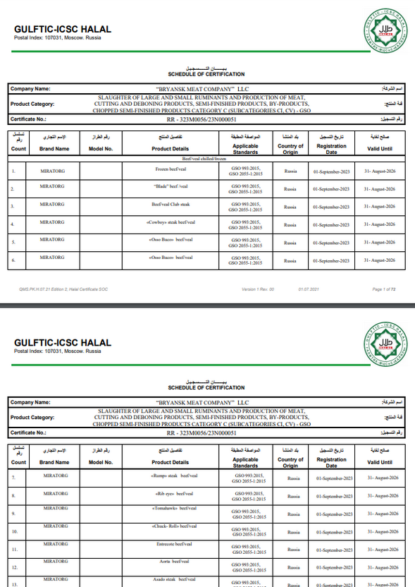 SOC Bryansk Meat Company